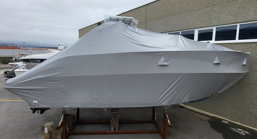 winter transport boat cover for bavaria 27