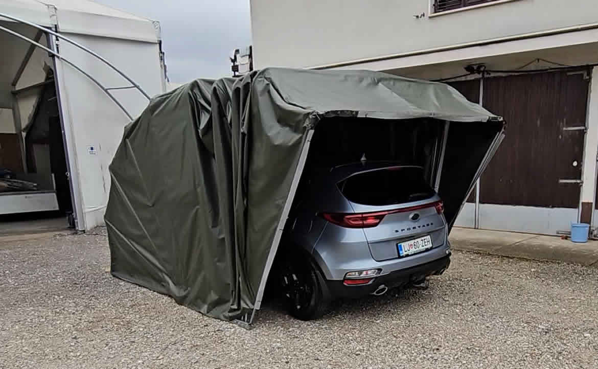 garaže, zložljiva garaža, montažne garaže, garaža za avto, montažna garaža cena, poceni garaža 