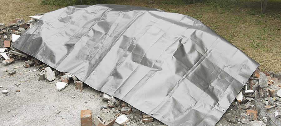 pokrivanje gradbenega materiala in gradbene mehanizacije, pokrivalo za gradbeni material in gradbeno mehanizacijo 